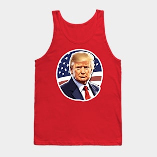 Trump Portrait Tank Top